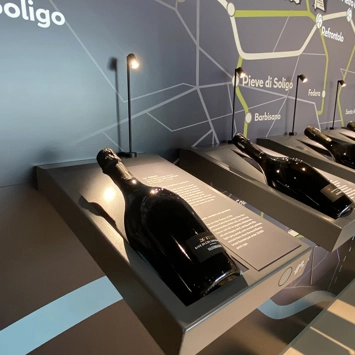 Illuminazione moderna e lampade su misura per un'azienda vinicola